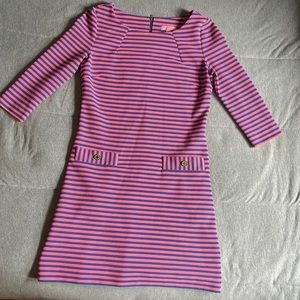 Blue and Pink Striped Lily Pulitzer Shift